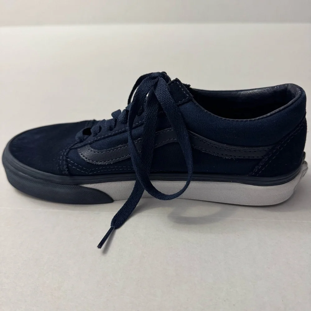 Vans Old Skool Mono Bumper Dress Blue Sneakers Unisex Mens 4.5 Womens 6 Navy